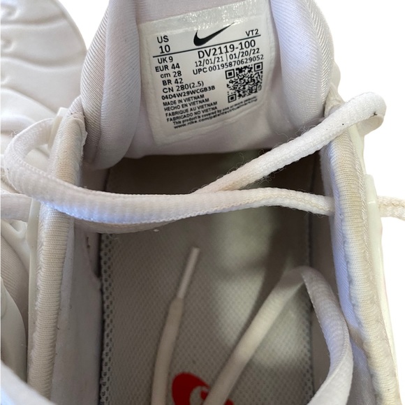 Nike Air Vapormax Plus White University Blue Men’s Size 10 Preowned No Box - Picture 6 of 7